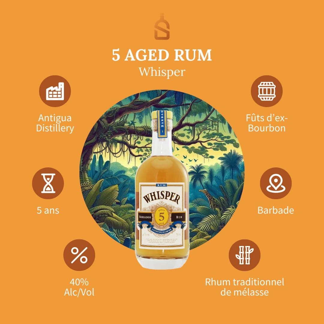 Whisper – 5 aged rum