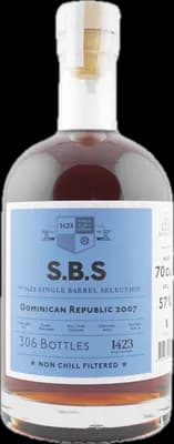 Bouteille de spiritueux : Dominican Republic de la marque S.B.S