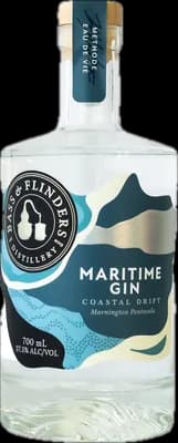 Bouteille de spiritueux : Maritime Gin de la marque Bass & Flinders Distillery