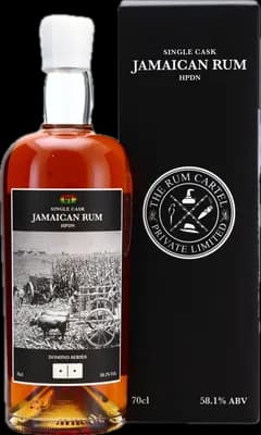 Bouteille de spiritueux : Rum Cartel Domino Series de la marque Hampden