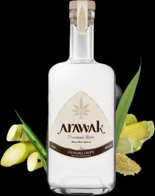 Bouteille de spiritueux : Rhum Blanc Agricole 50% de la marque Arawak