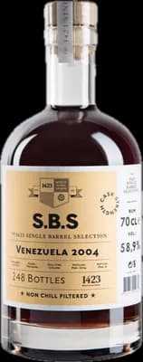 Bouteille de spiritueux : Venezuela de la marque S.B.S