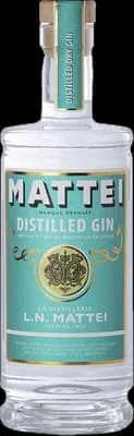Bouteille de spiritueux : Distilled Dry Gin de la marque L.N. Mattei