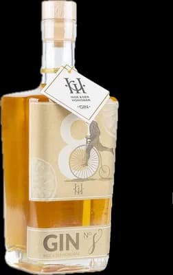 Bouteille de spiritueux : Gin NO. 8 – Pomeranze de la marque Inge & der Honigbär