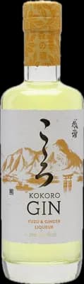 Bouteille de spiritueux : Gin Yuzu & Ginger Liqueur de la marque Kokoro