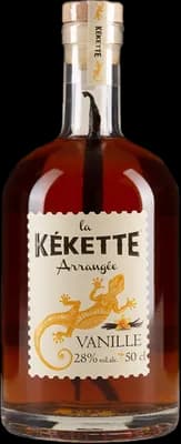 Bouteille de spiritueux : Vanille de la marque La Kékette Arrangée