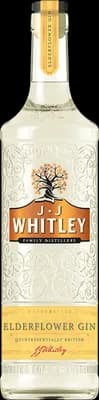 Bouteille de spiritueux : Elderflower Gin de la marque JJ Whitley