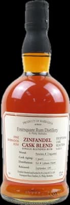 Bouteille de spiritueux : Exceptional Cask Selection IV Zinfandel de la marque Foursquare
