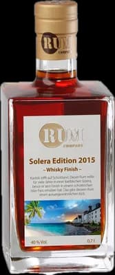 Bouteille de spiritueux : Solera Edition 2015 de la marque Rum Company