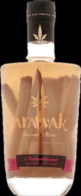 Bouteille de spiritueux : L’Aphrodisiaque (Gingembre Bois Bandé) de la marque Arawak