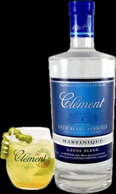 Bouteille de spiritueux : Canne Bleue - Gamme Bar de la marque Clément