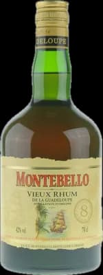 Bouteille de spiritueux : Vieux Rhum de la marque Montebello