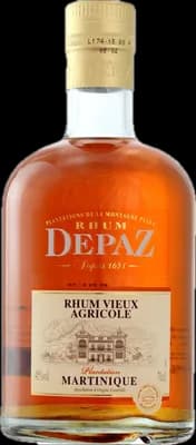 Bouteille de spiritueux : Rhum Vieux Agricole Plantation de la marque Depaz