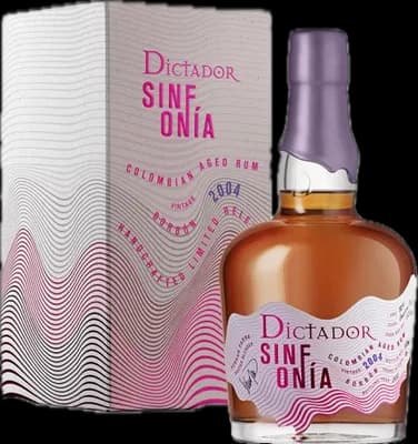Bouteille de spiritueux : Sinfonia Borbon 2004 50% de la marque Dictador