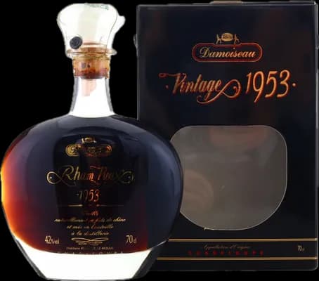 Bouteille de spiritueux : Rhum Vieux Vintage 1953 de la marque Damoiseau