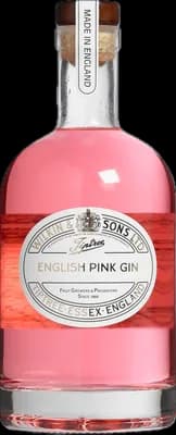 Bouteille de spiritueux : English Pink Gin de la marque Tiptree