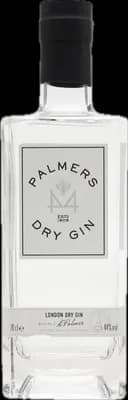 Bouteille de spiritueux : London Dry Gin de la marque Palmers