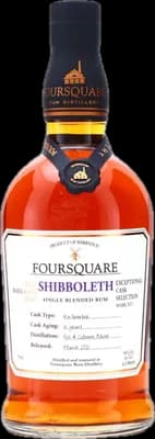 Bouteille de spiritueux : Exceptional Cask Selection XVI Shibboleth de la marque Foursquare