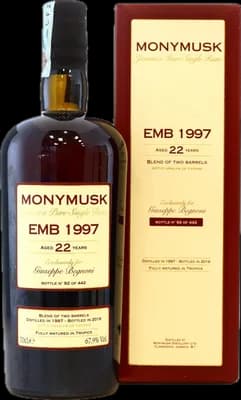 Bouteille de spiritueux : Exclusive for Guiseppe Begnoni de la marque Monymusk