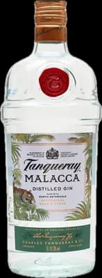 Bouteille de spiritueux : Malacca Gin de la marque Tanqueray
