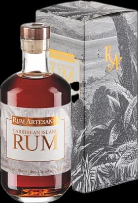 Bouteille de spiritueux : Caribbean Island Blend de la marque Rum Artesanal