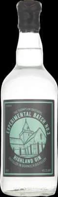 Bouteille de spiritueux : Experimental Batch No. 3 de la marque The Thompson Brothers Highland Gin