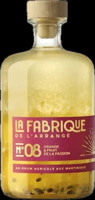 Bouteille de spiritueux : N°08 Orange & Fruit de la Passion de la marque La Fabrique de l’Arrangé