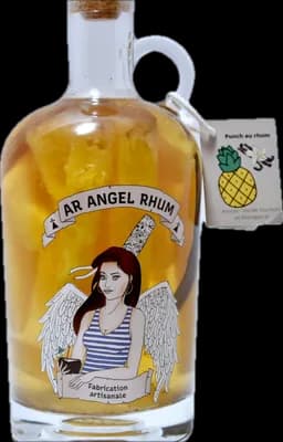 Bouteille de spiritueux : Ananas – Vanille Bourbon de Madagascar de la marque Ar Angel Rhum