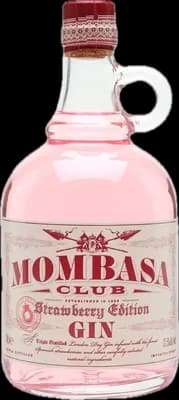 Bouteille de spiritueux : Strawberry Gin de la marque Mombasa Club
