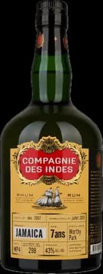 Bouteille de spiritueux : Jamaica 7 Ans - Single Cask de la marque Compagnie des Indes