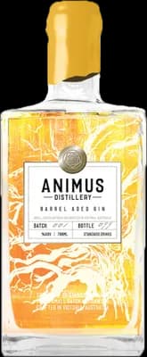 Bouteille de spiritueux : Barrel Aged Gin de la marque Animus