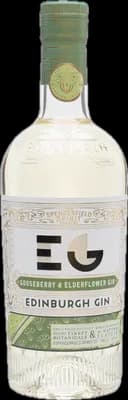 Bouteille de spiritueux : Gooseberry & Elderflower Gin de la marque Edinburgh