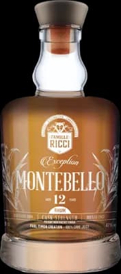 Bouteille de spiritueux : Exception Montebello 12 ans de la marque Famille Ricci