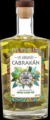 Bouteille de spiritueux : Menthe-Citron Vert de la marque Cabrakán