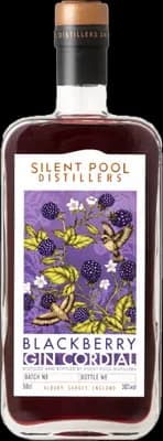Bouteille de spiritueux : Blackberry Gin Cordial de la marque Silent Pool
