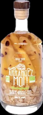Bouteille de spiritueux : Arrangez-Moi Banane-Ananas-Coco Bio de la marque Quai Sud