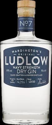 Bouteille de spiritueux : No. 7 Wardington's Original Navy Strength Dry Gin de la marque Ludlow