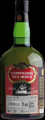 Bouteille de spiritueux : Dominidad Third Batch – Blend de la marque Compagnie des Indes