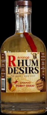 Bouteille de spiritueux : Ananas Piment Oiseau de la marque Rhum Désirs