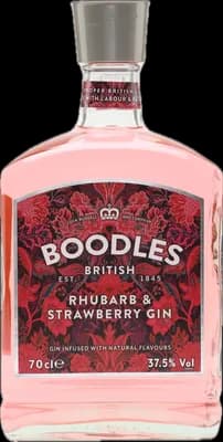 Bouteille de spiritueux : Strawberry and Rhubarb Gin de la marque Boodles