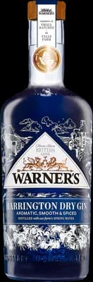 Bouteille de spiritueux : Harrington Dry Gin de la marque Warner's