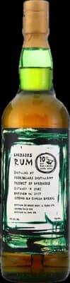 Bouteille de spiritueux : Barbados Rum de la marque Foursquare