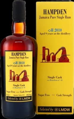 Bouteille de spiritueux : Single Cask Selected by LMDW de la marque Hampden