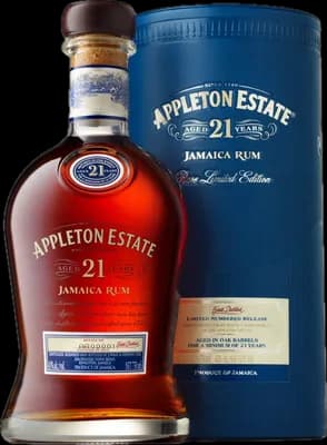Bouteille de spiritueux : 21 Years de la marque Appleton Estate