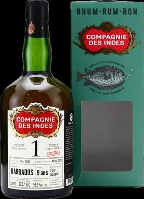 Bouteille de spiritueux : Japan Rum Association Number 1 Label Series de la marque Foursquare