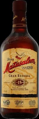 Bouteille de spiritueux : Gran Reserva 15 Años de la marque Matusalem