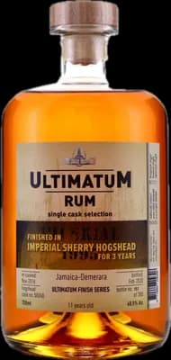 Bouteille de spiritueux : Imperial Sherry Hogshead Finish de la marque Ultimatum Rum