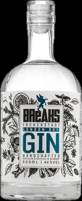 Bouteille de spiritueux : London Dry Gin de la marque Breaks