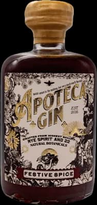 Bouteille de spiritueux : Festive Spice Gin de la marque Apoteca Gin