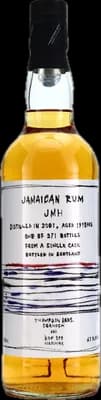 Bouteille de spiritueux : Jamaican Rum JMH (Bar Tre) de la marque Hampden